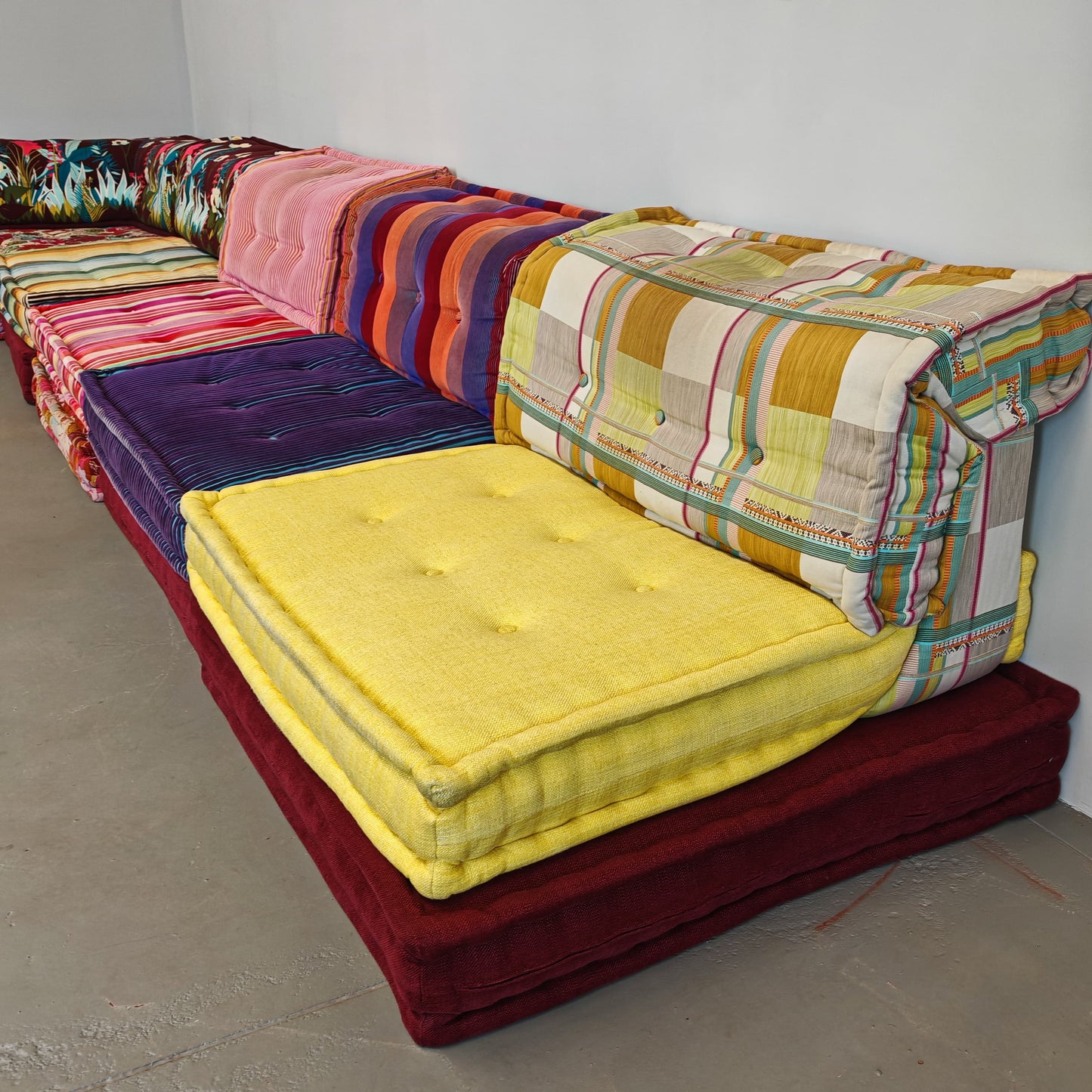 Divano modulare Mah Jong By Kenzo, Hans Hopfer per Roche Bobois 1970's