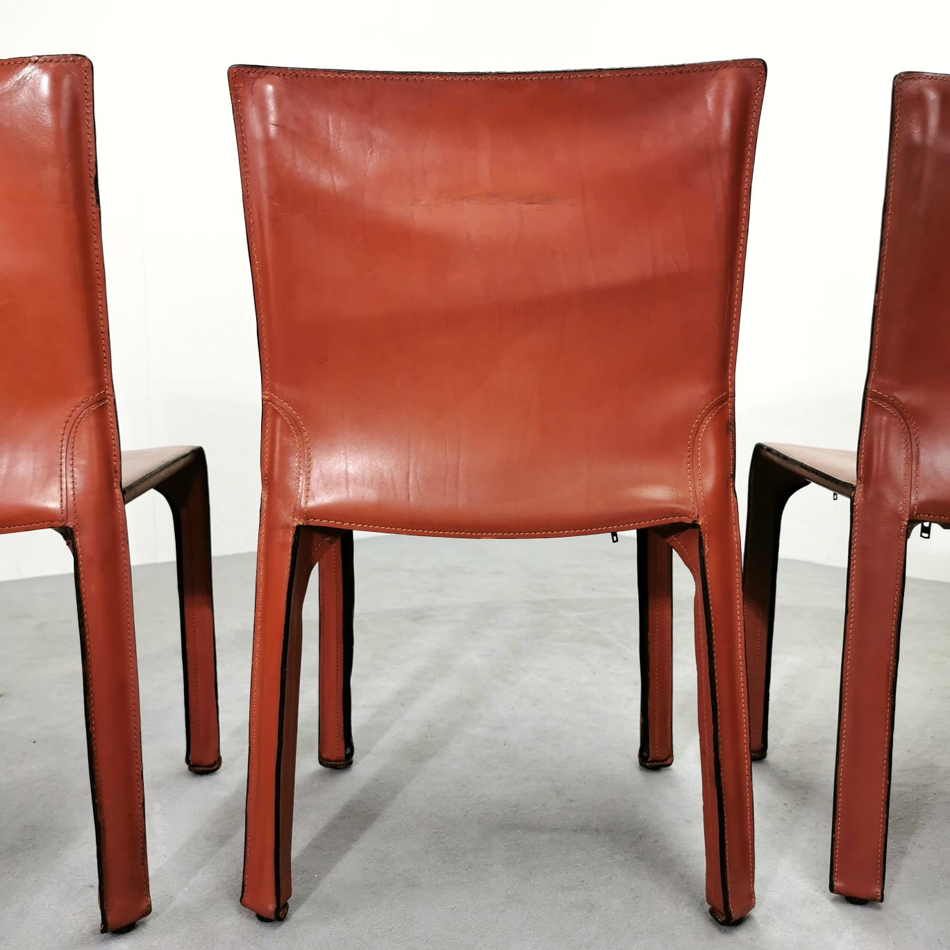 Set di 4 sedie CAB di Mario Bellini per Cassina 1970's