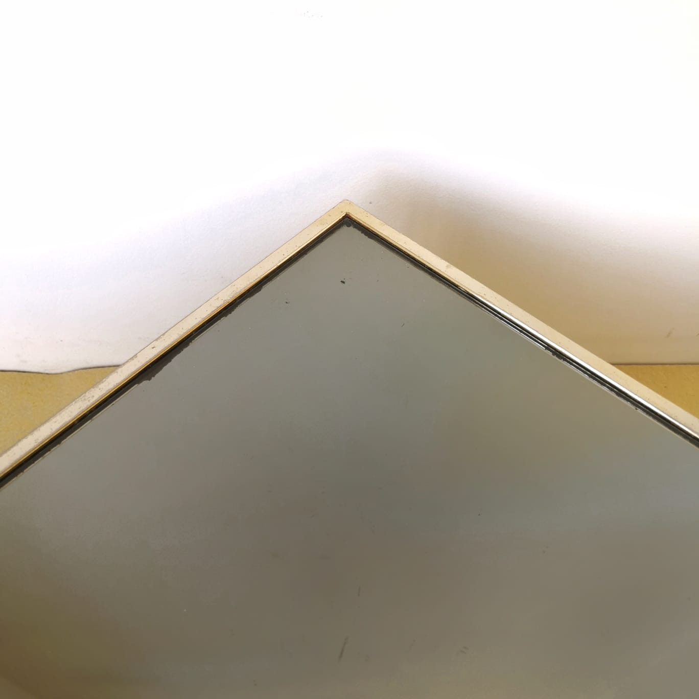 Tavolino Ausenda / Cidue vetro specchiato anni 70
