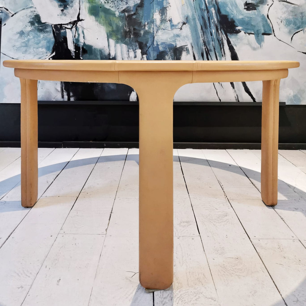 Tavolo tondo Dinette Luigi Massoni per Poltrona Frau 1970's