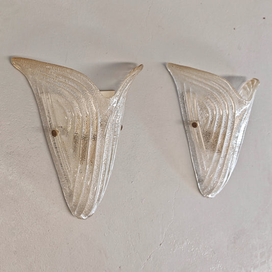 applique in vetro di murano stile art decò barovier