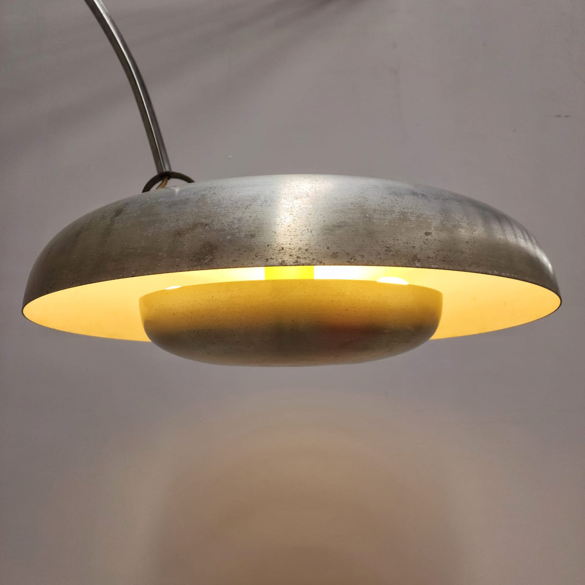 Lampadaire Arco terre-ciel de Pirro Cuniberti pour Sirrah, années 1970
