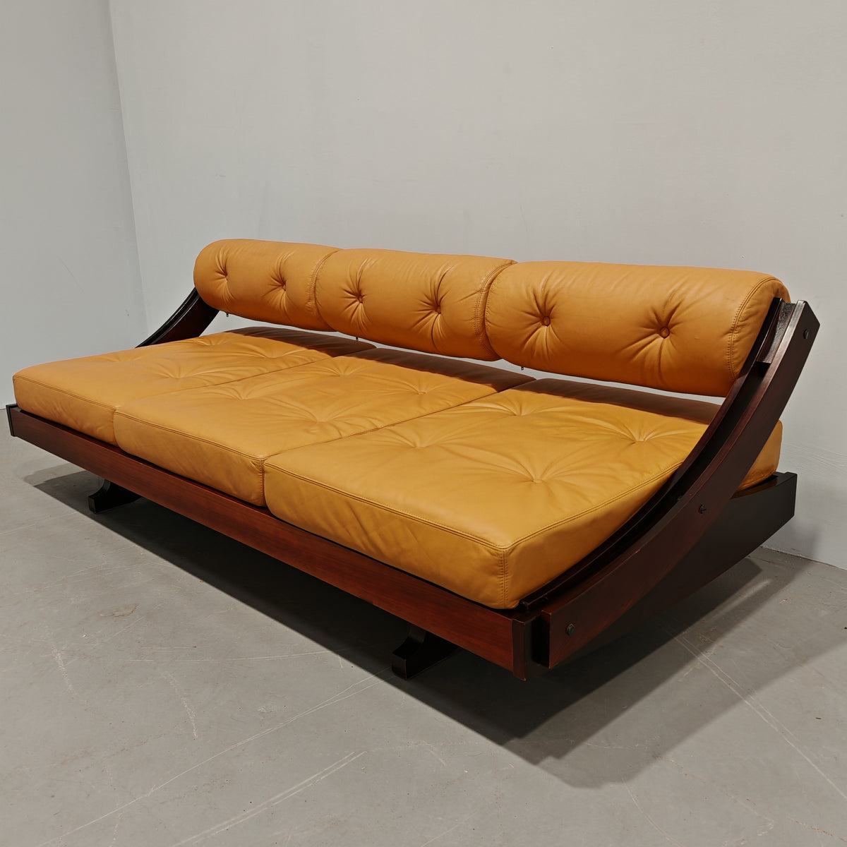 daybed vintage pelle sormani songia