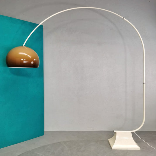 Grande Lampada ad Arco vintage space Age anni 70