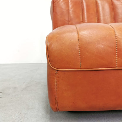 Fauteuil en cuir Arflex 9000, Tito Agnoli, années 1970