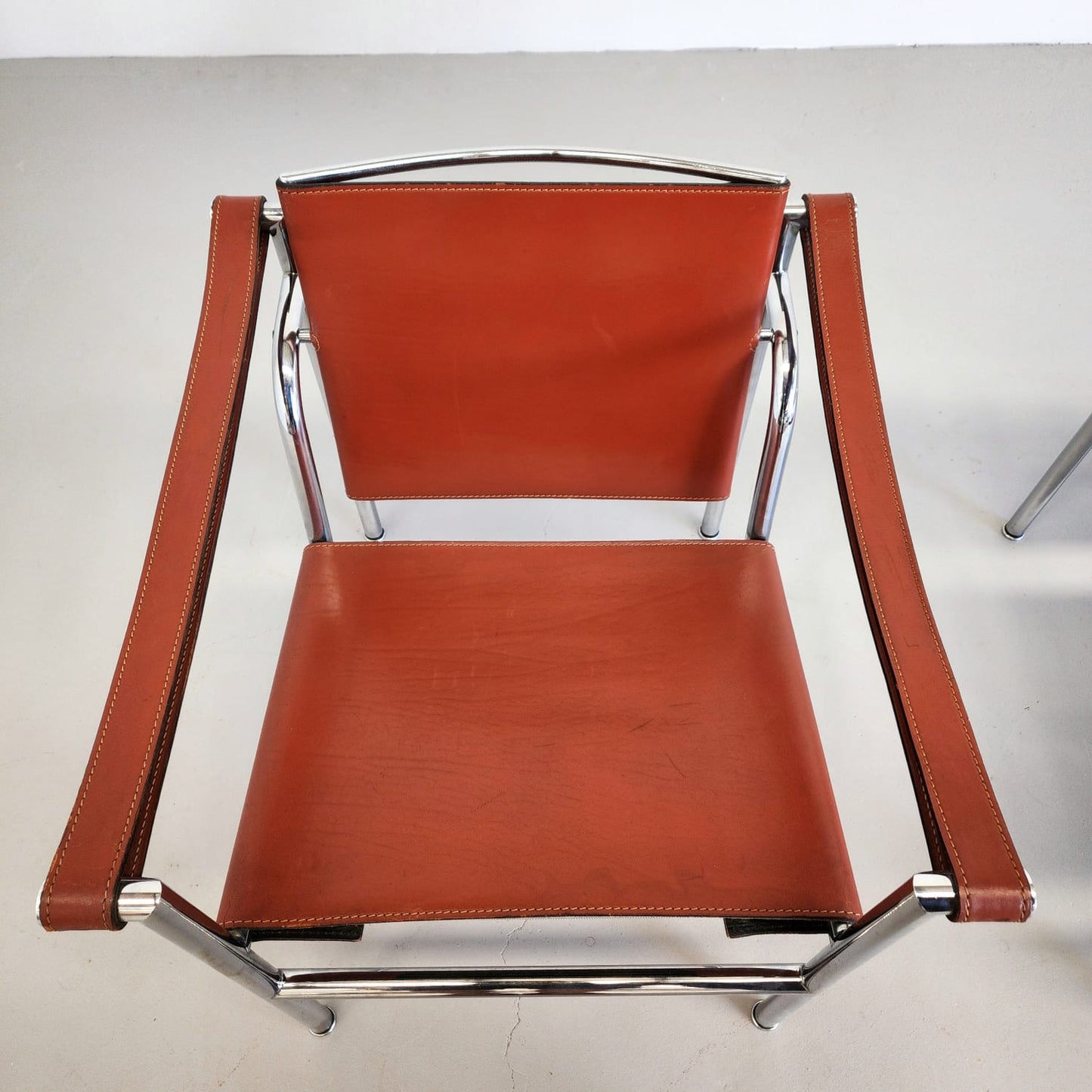 Poltrone Lc1 Le Corbusier Cassina 1970's