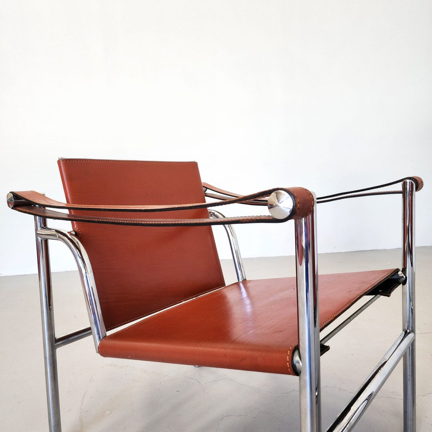 Poltrone Lc1 Le Corbusier Cassina 1970's