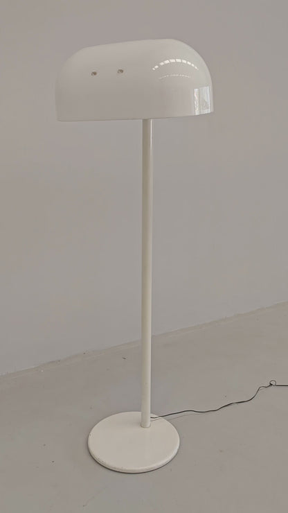 Lampada piantana bianca anni 70 space age