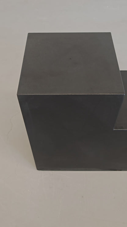 Échiquier noir Mario Bellini pour B&B Italia années 70 _ module marches