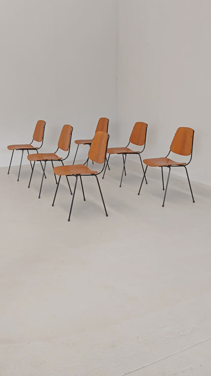 Augusto Bozzi chairs for Saporiti 1950