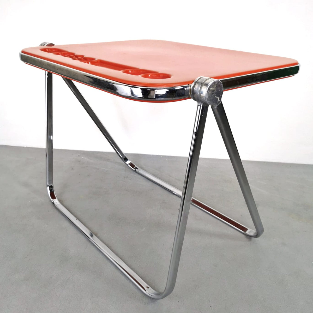 Folding desk / writing table, Platone model, by G. Piretti for Anonima Castelli, 1970s