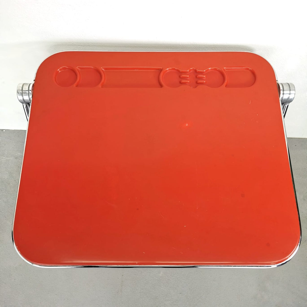 Folding desk / writing table, Platone model, by G. Piretti for Anonima Castelli, 1970s