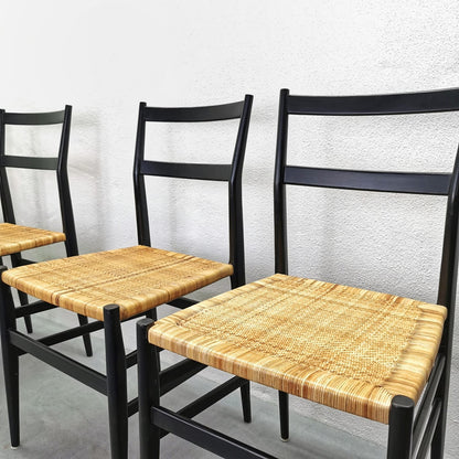 Set di 4 Sedie 646 LEGGERA Gio Ponti per Cassina 1952