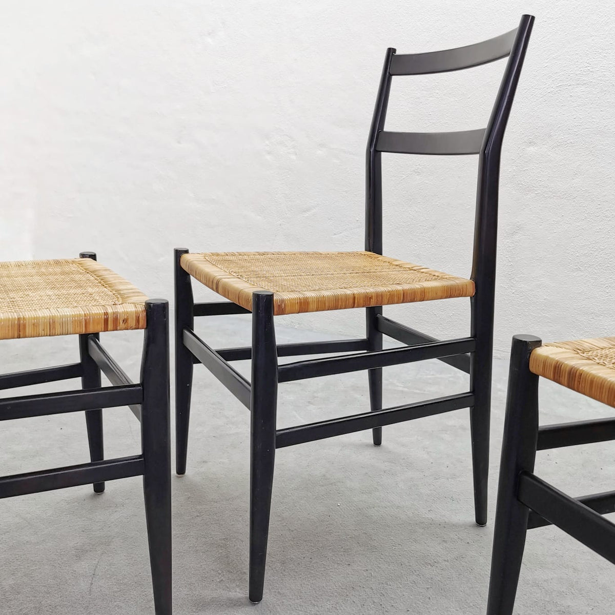 Set di 4 Sedie 646 LEGGERA Gio Ponti per Cassina 1952