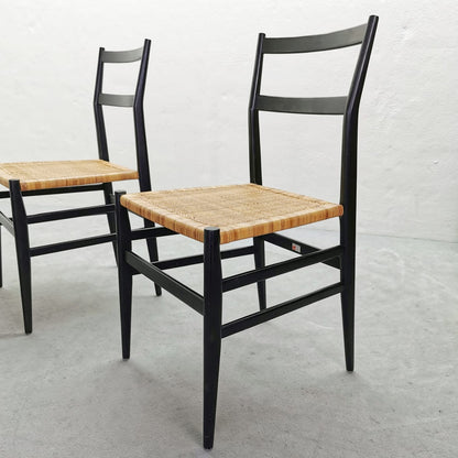 Set di 4 Sedie 646 LEGGERA Gio Ponti per Cassina 1952