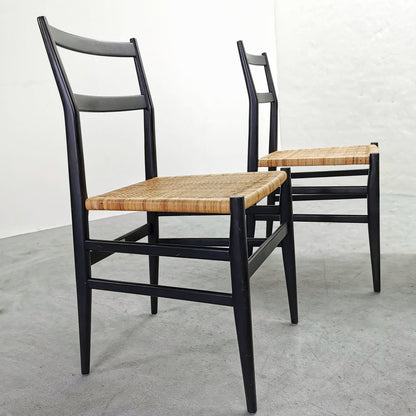 Set di 4 Sedie 646 LEGGERA Gio Ponti per Cassina 1952