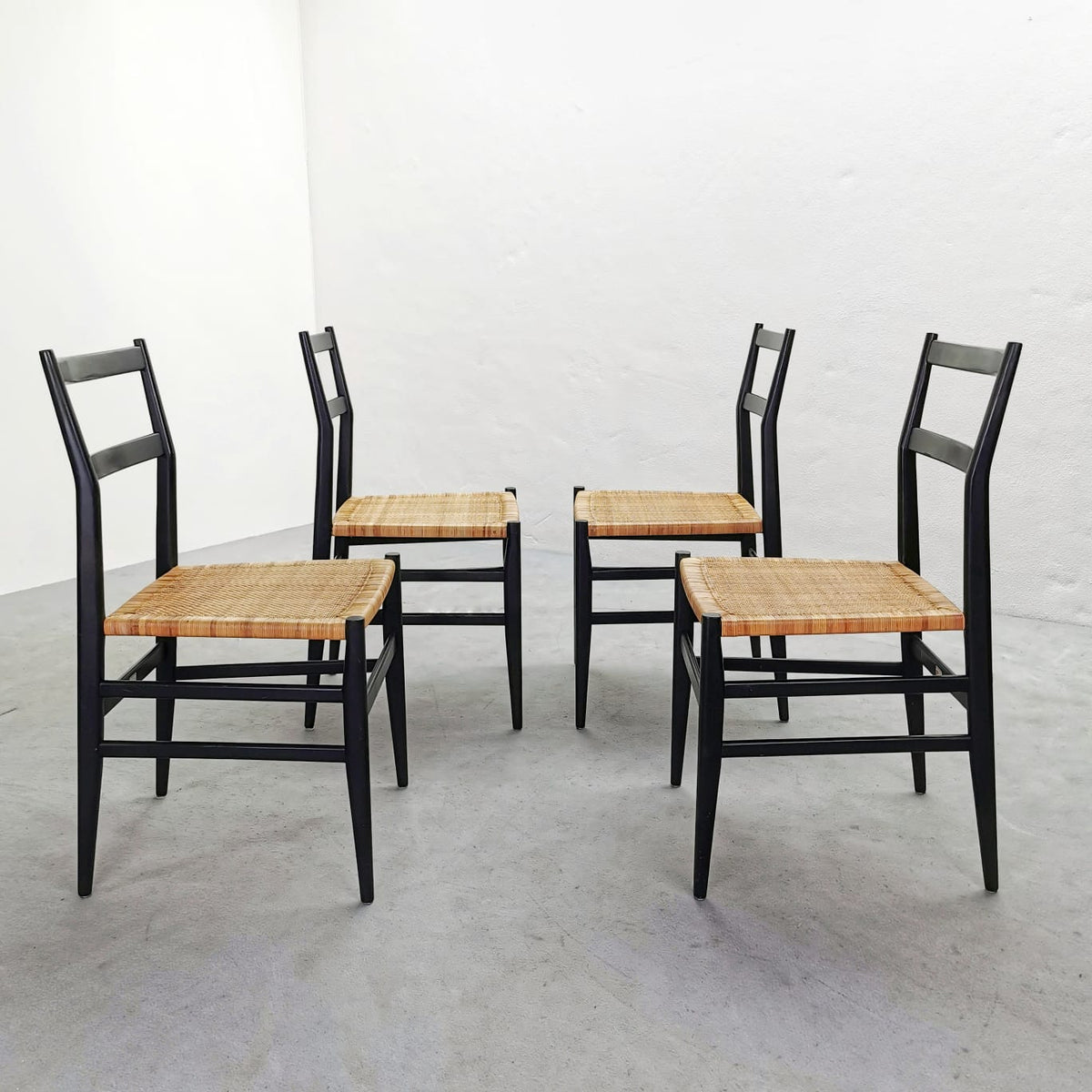 Set di 4 Sedie 646 LEGGERA Gio Ponti per Cassina 1952