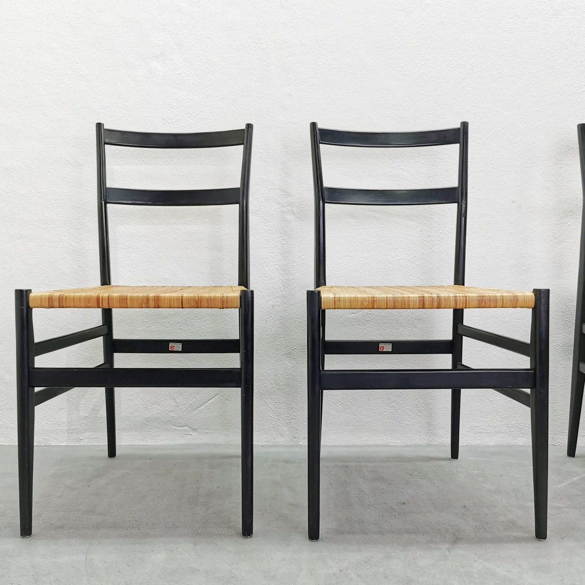 Set di 4 Sedie 646 LEGGERA Gio Ponti per Cassina 1952