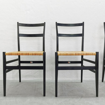 Set di 4 Sedie 646 LEGGERA Gio Ponti per Cassina 1952