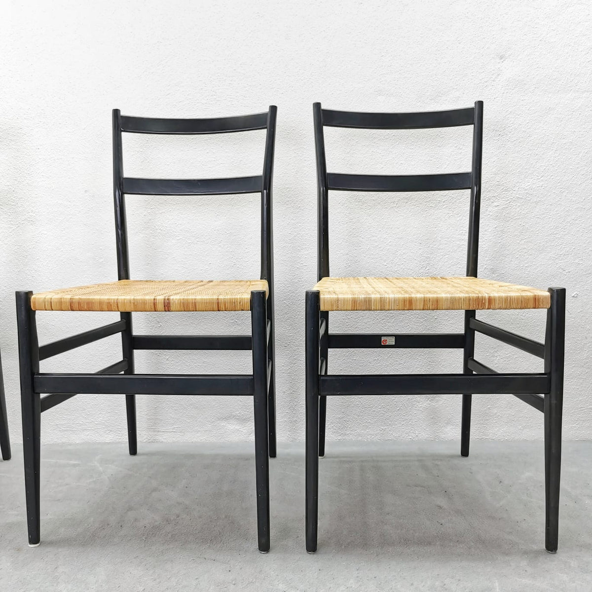 Set di 4 Sedie 646 LEGGERA Gio Ponti per Cassina 1952