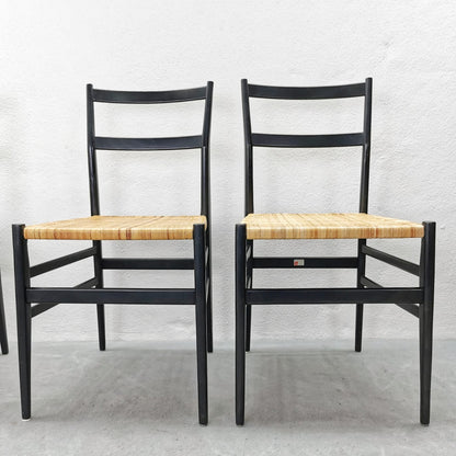 Set di 4 Sedie 646 LEGGERA Gio Ponti per Cassina 1952