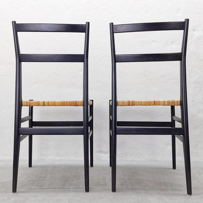 Set di 4 Sedie 646 LEGGERA Gio Ponti per Cassina 1952