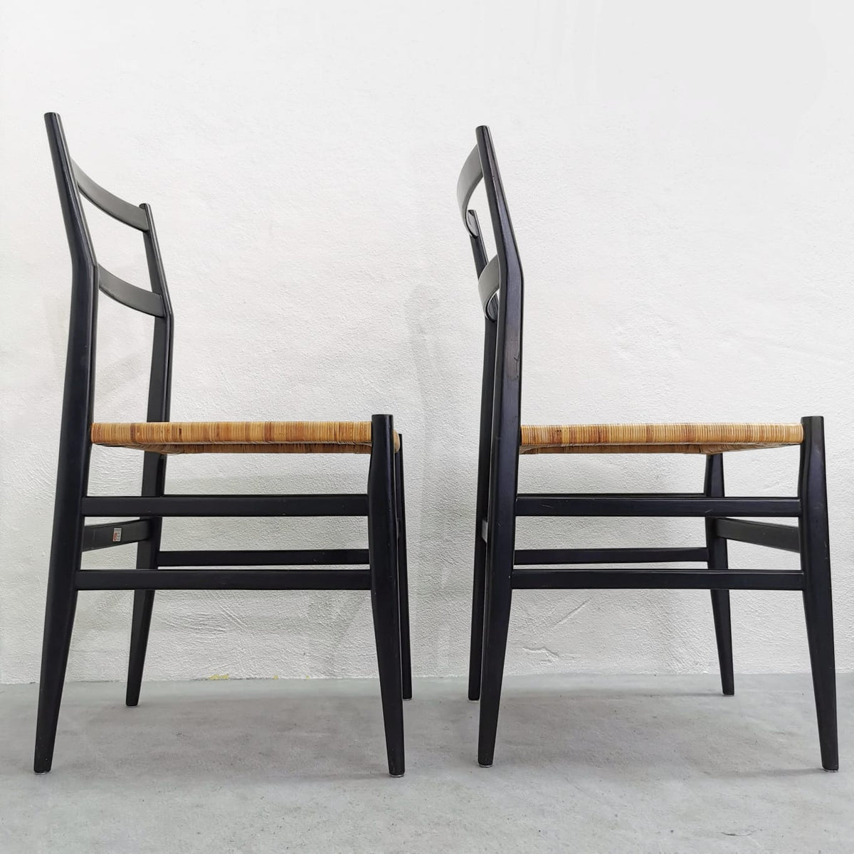 Set di 4 Sedie 646 LEGGERA Gio Ponti per Cassina 1952