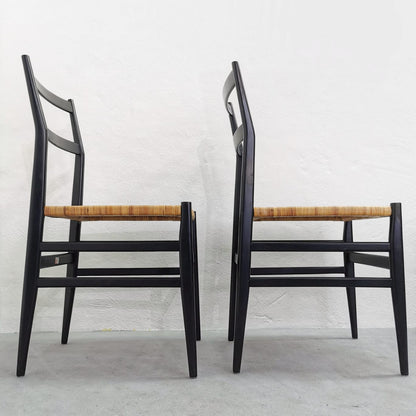 Set di 4 Sedie 646 LEGGERA Gio Ponti per Cassina 1952