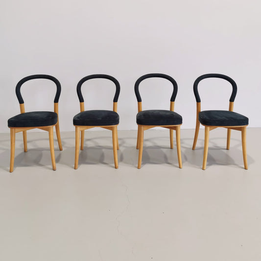 Set di 4 sedie Goteborg, Erik Gunnar Asplund per Cassina 1980's