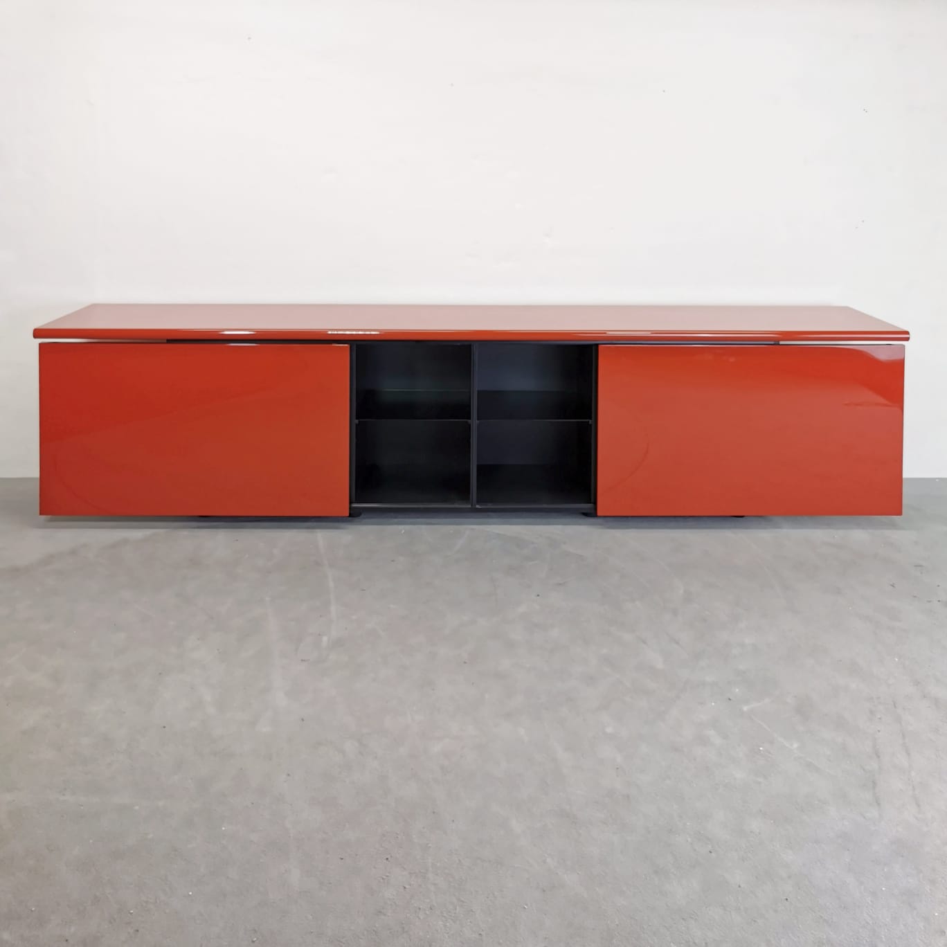 Sideboard Sheraton Acerbis Rosso 1970's