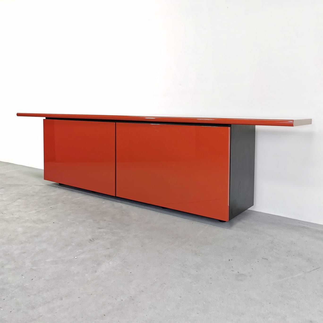 Sideboard Sheraton Acerbis Rosso 1970's