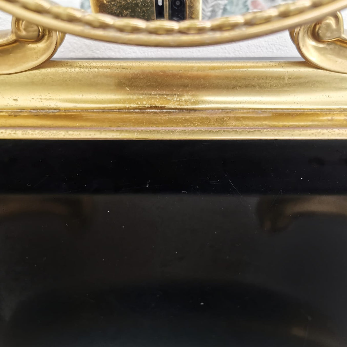 Specchio da Tavolo in Ottone anni 40 /50