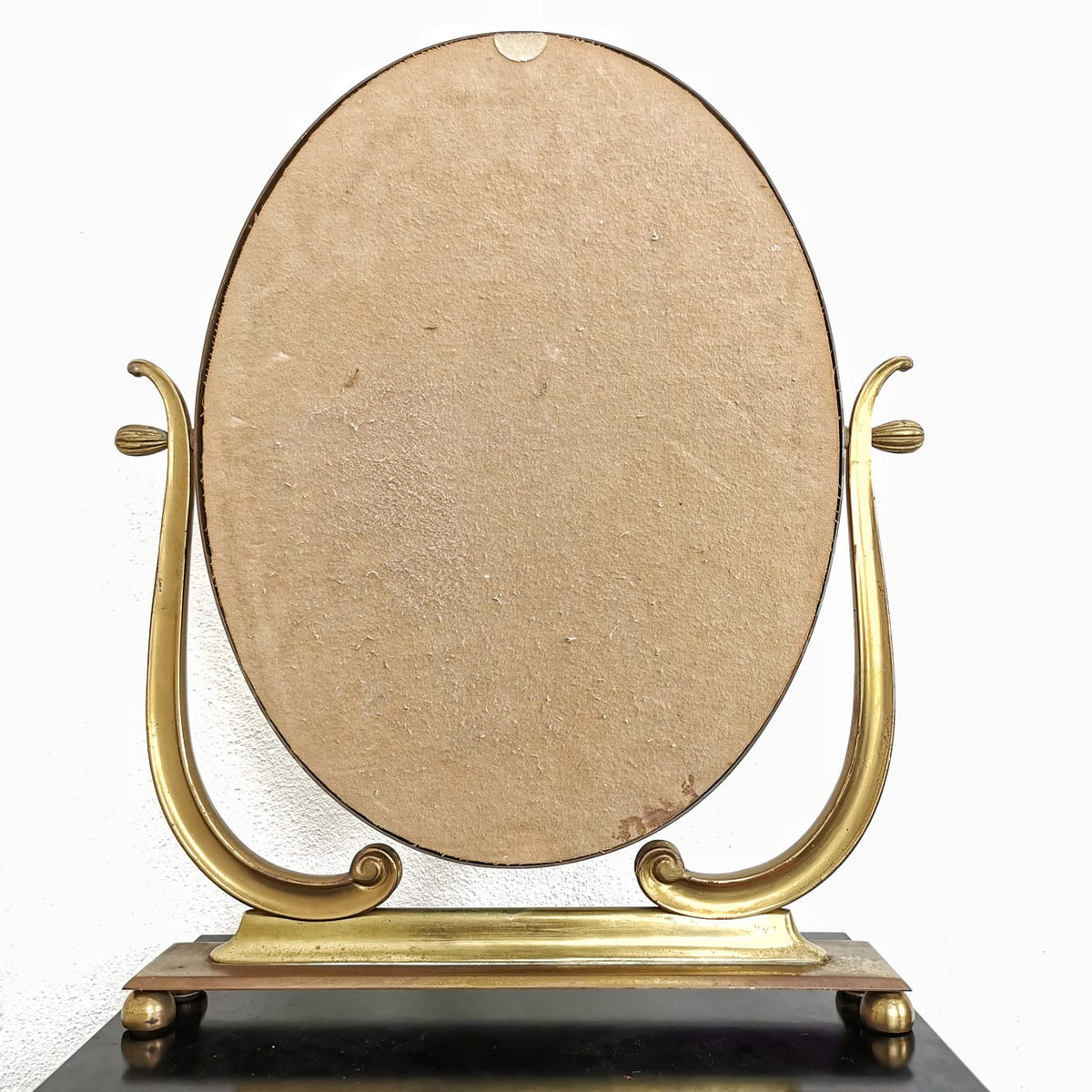 Specchio da Tavolo in Ottone anni 40 /50