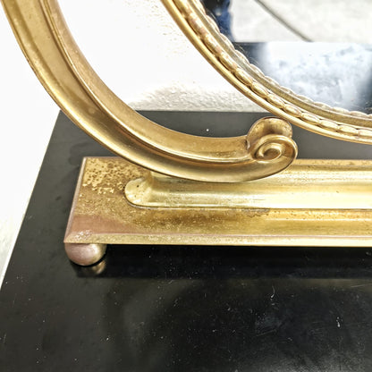 Specchio da Tavolo in Ottone anni 40 /50