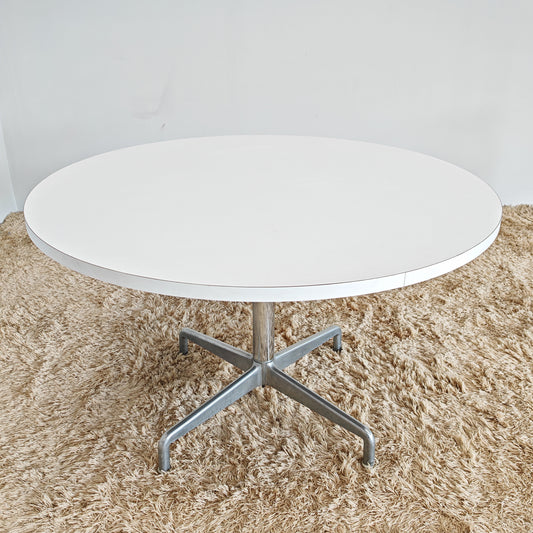 tavolo tondo laminato anni 60 70