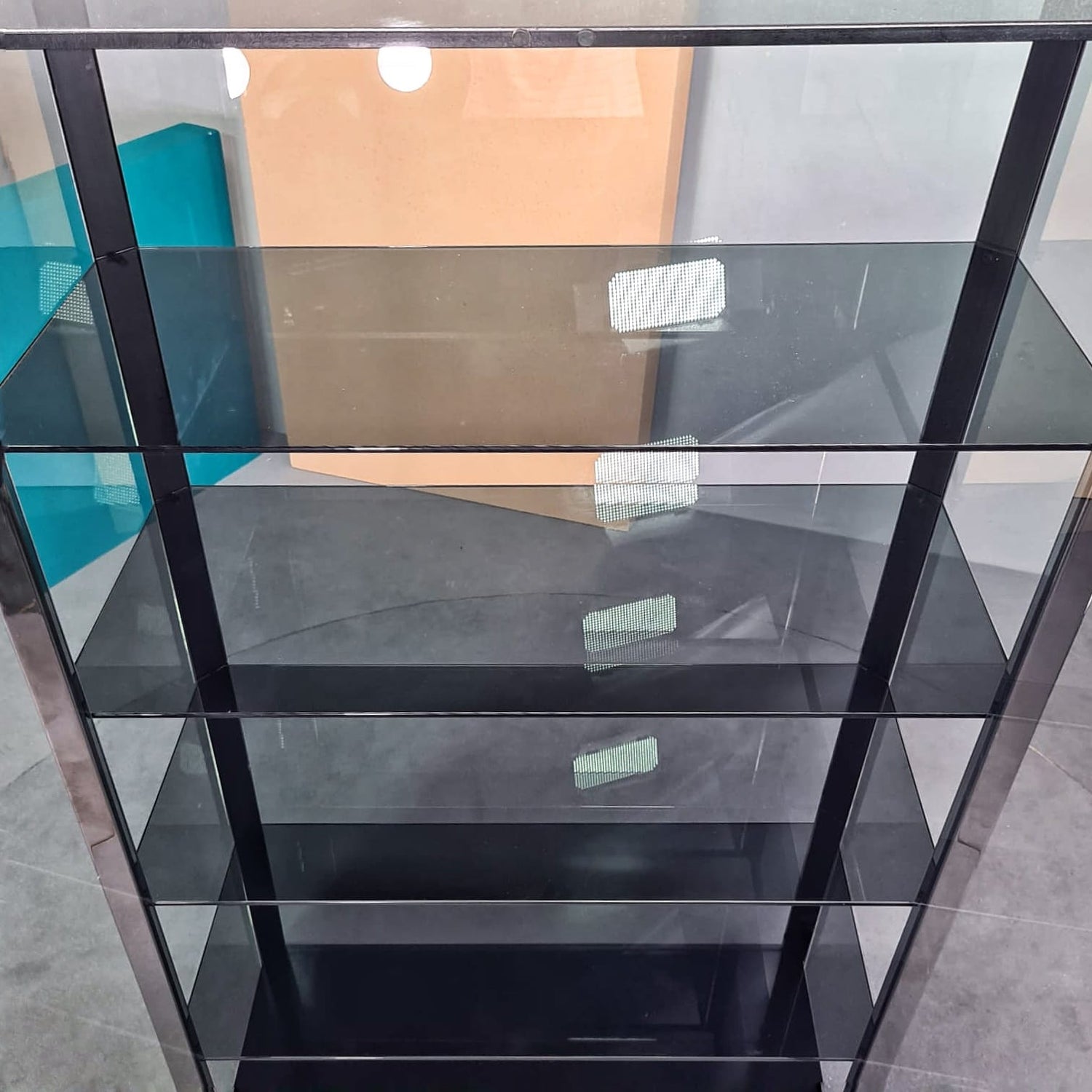 Mobile Vetrina Alto Willy Rizzo per Mario Sabot 1970's – veroraro