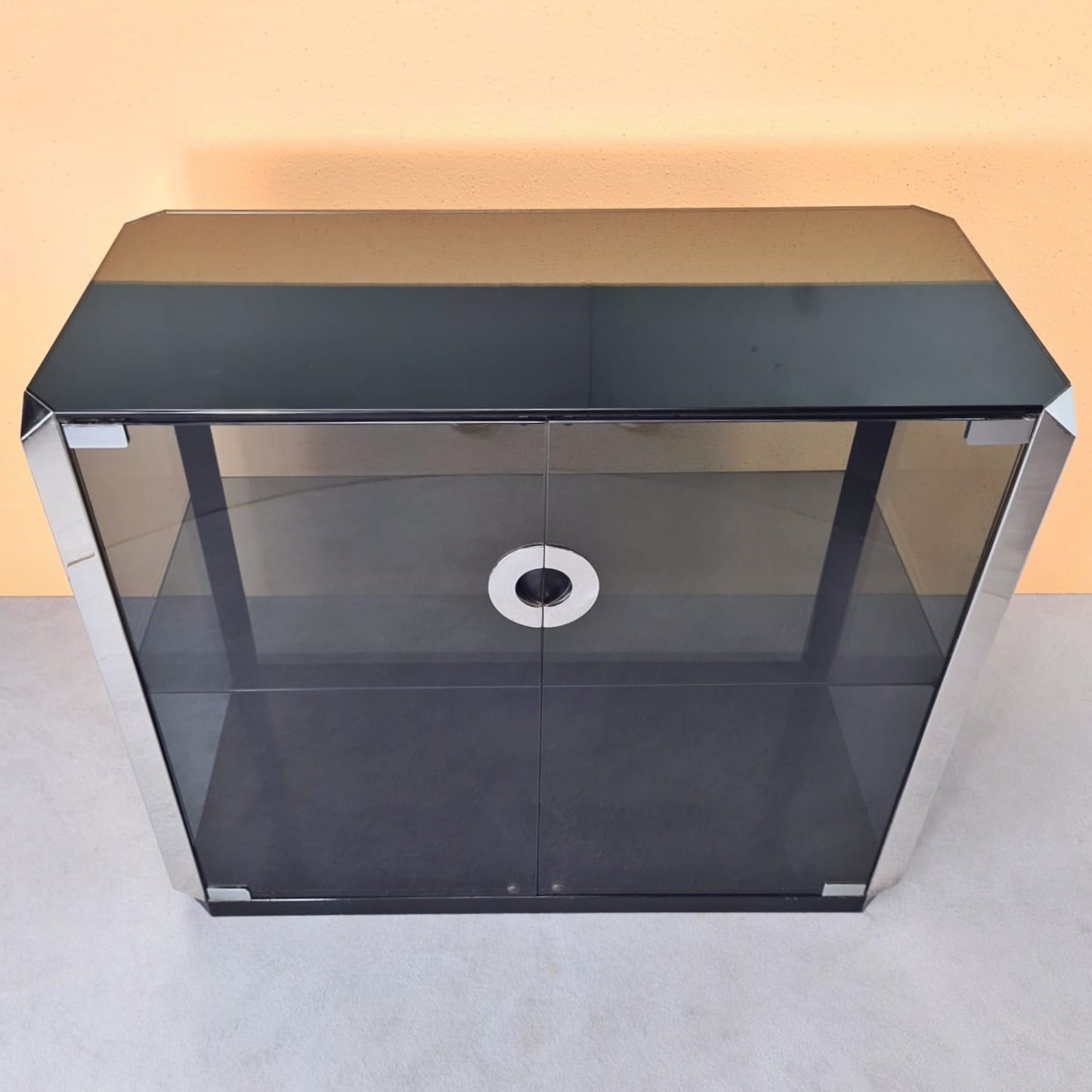 Mobile vetrinetta bar Willy Rizzo per Mario Sabot 1970's – veroraro