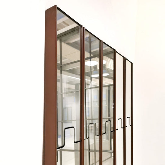 Luciano Bertoncini Gronda modular coat hanger mirror for Elco from the 70s