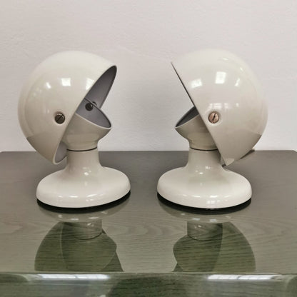 Pair of Junker table lamps by Afra and Tobia Scarpa for Flos, 1970s