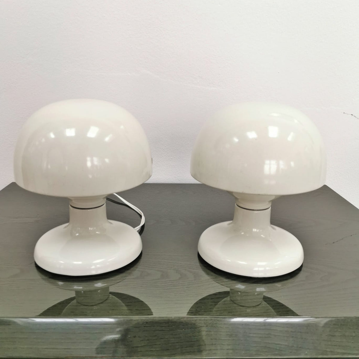 Pair of Junker table lamps by Afra and Tobia Scarpa for Flos, 1970s