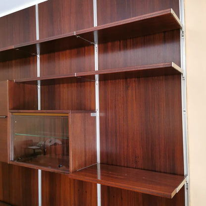 Grande Libreria a muro modello E22 Osvaldo Borsani per Tecno anni 60