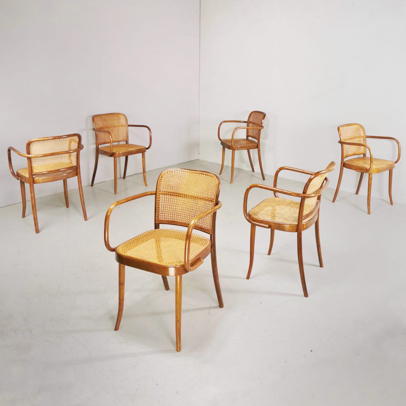 Josef Hoffman 811 chairs for Ligne
