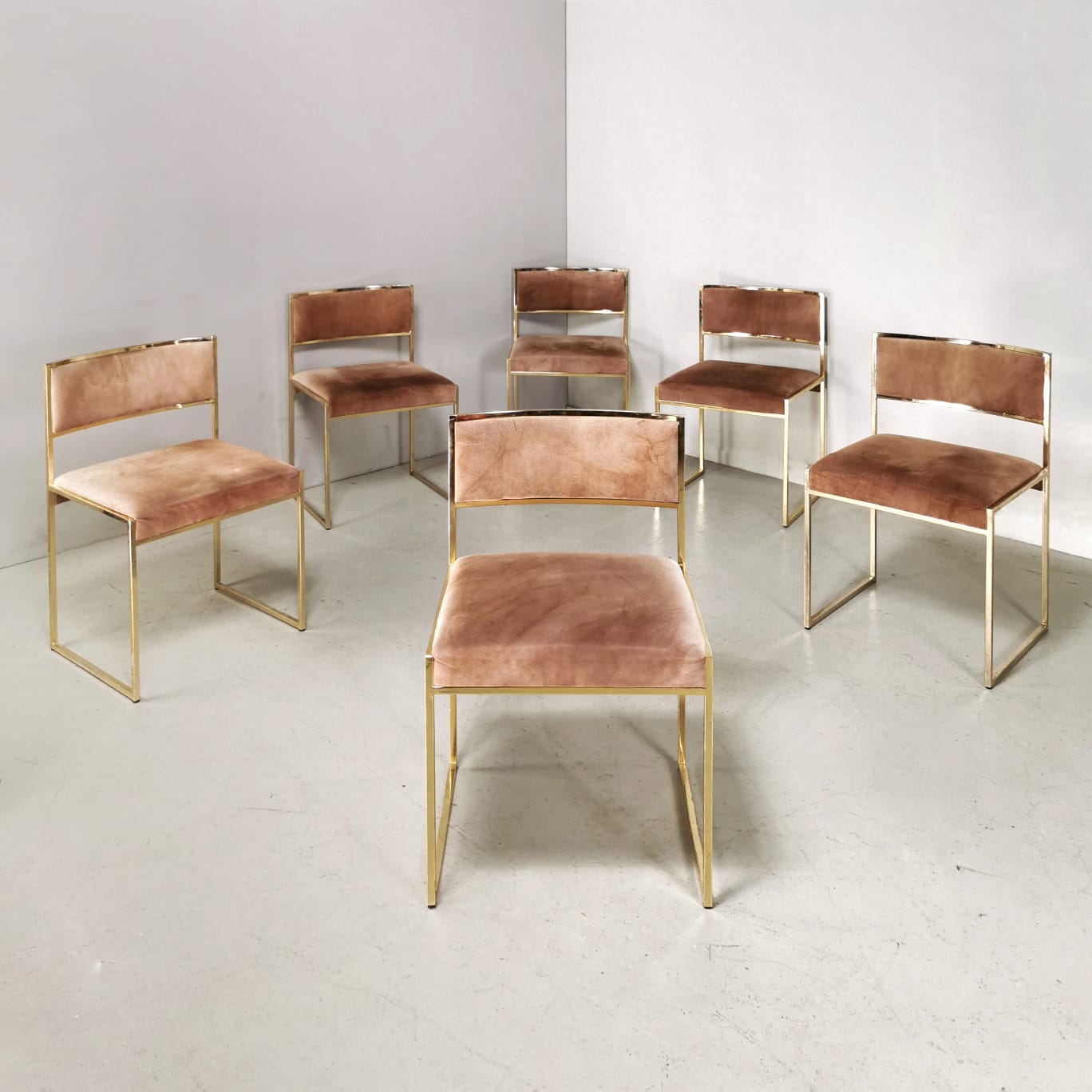 Vintage 70s chairs Attr. Willy Rizzo