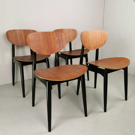 sedie vintage modernariato pastoe teak multistrato chair 
