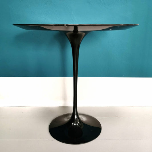 Tavolino Tulip in Marmo nero, Eeero Saarinen per Knoll 1970's