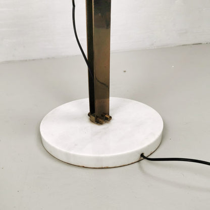 lampada marmo reggiani ottone rame 