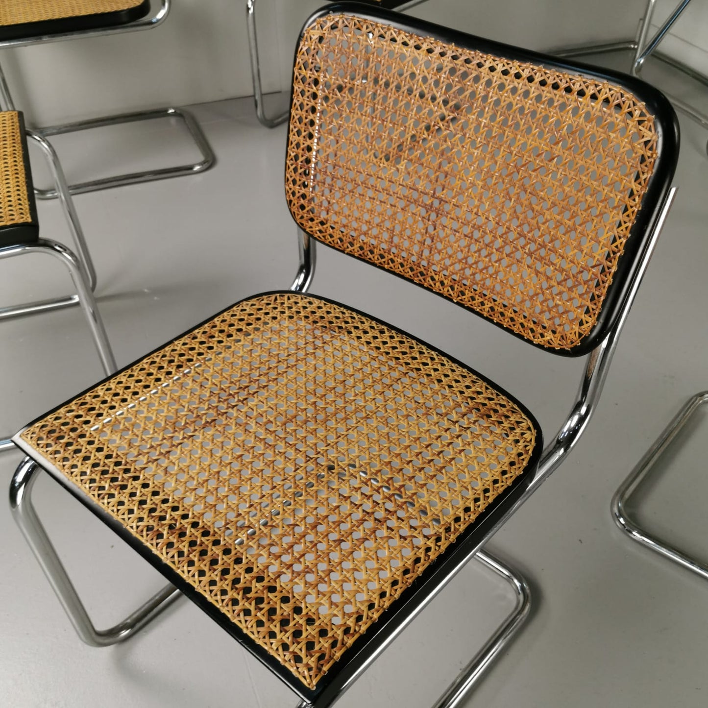 cesca 8 sedie dining chair vintage 
