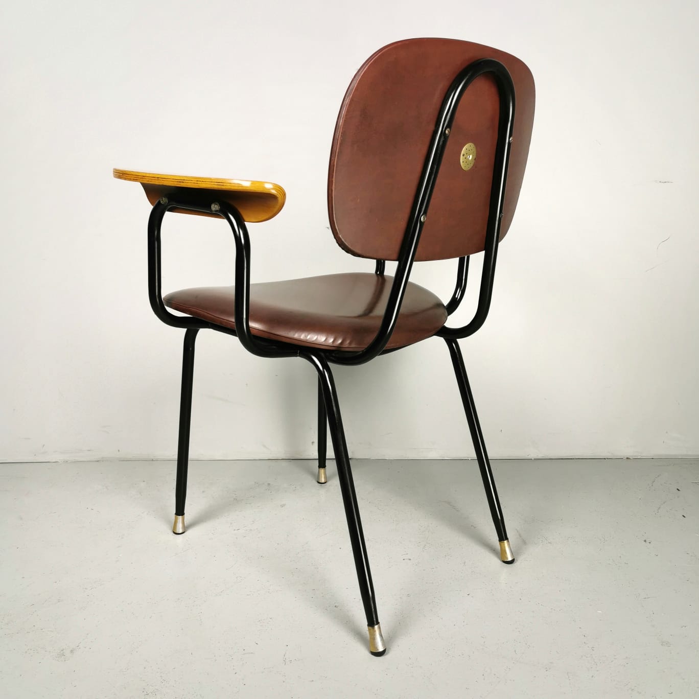 sedia scrivania vintage modernariato anni 50 60 70