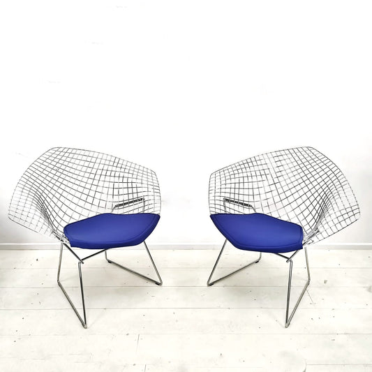 Diamond armchairs Harry Bertoia for Knoll 1980's