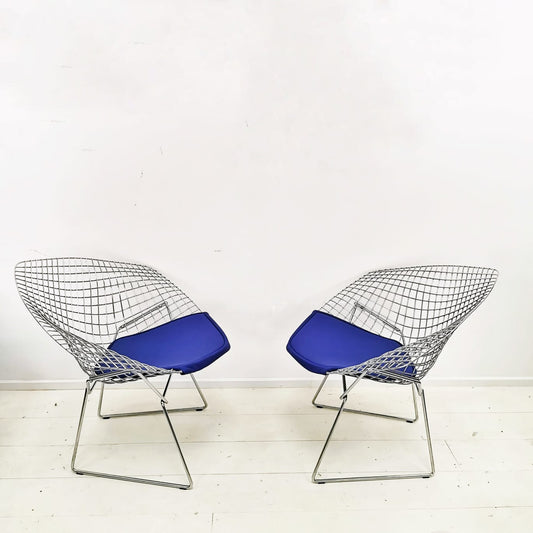 Diamond armchairs Harry Bertoia for Knoll 1980's